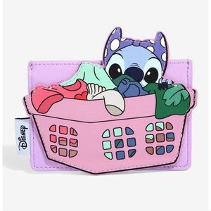 Loungefly Disney Lilo & Stitch Laundry Basket Cardholder NWT
